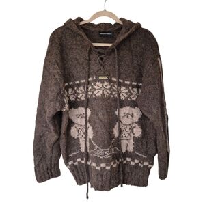 MASONPRINCE Teddy Bear Thick Knit Hoodie Oversized Unisex